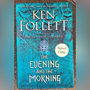 The Evening And the morning Ken Follett Signed Autographed Copy